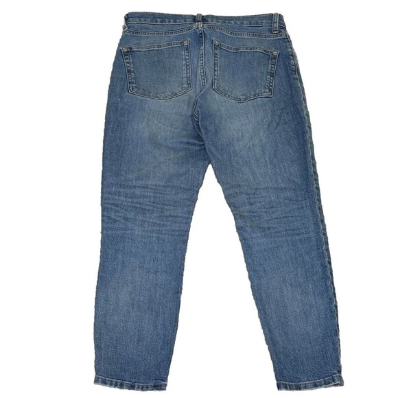 Everlane The Original Cheeky Ankle Jean Light Sky High Rise Straight Sz 27 or 4 - Picture 3 of 8